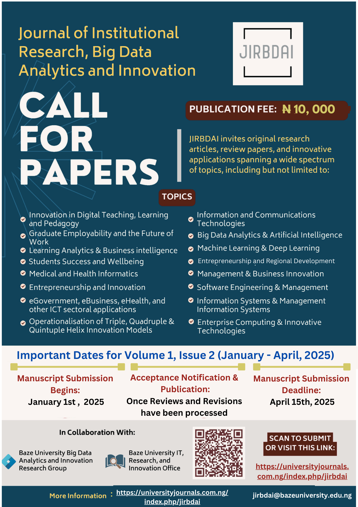 					View Vol. 1 No. 2 (2025): Volume 1, Issue 2, 2025
				